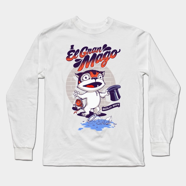 El Gran Mago Long Sleeve T-Shirt by Popnotic